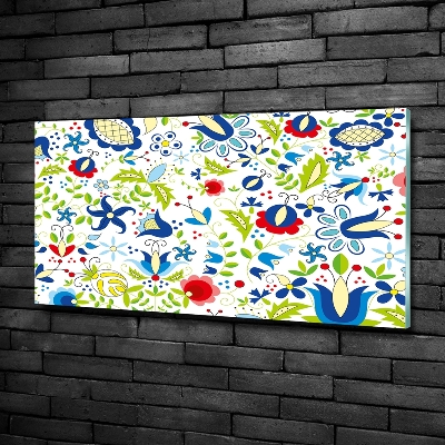 Tableau en verre Motif ethnique