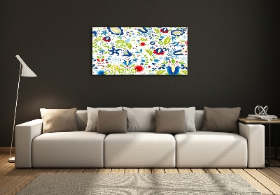 Tableau en verre Motif ethnique