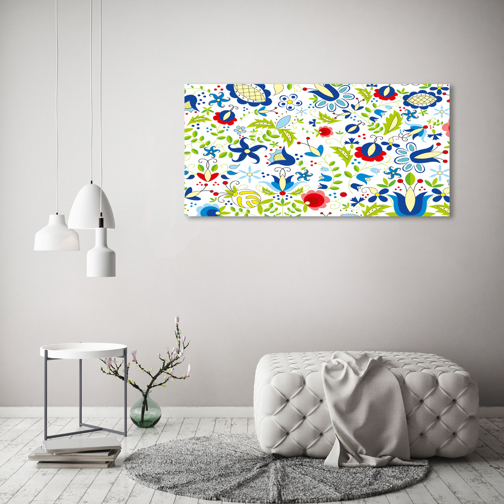 Tableau en verre Motif ethnique