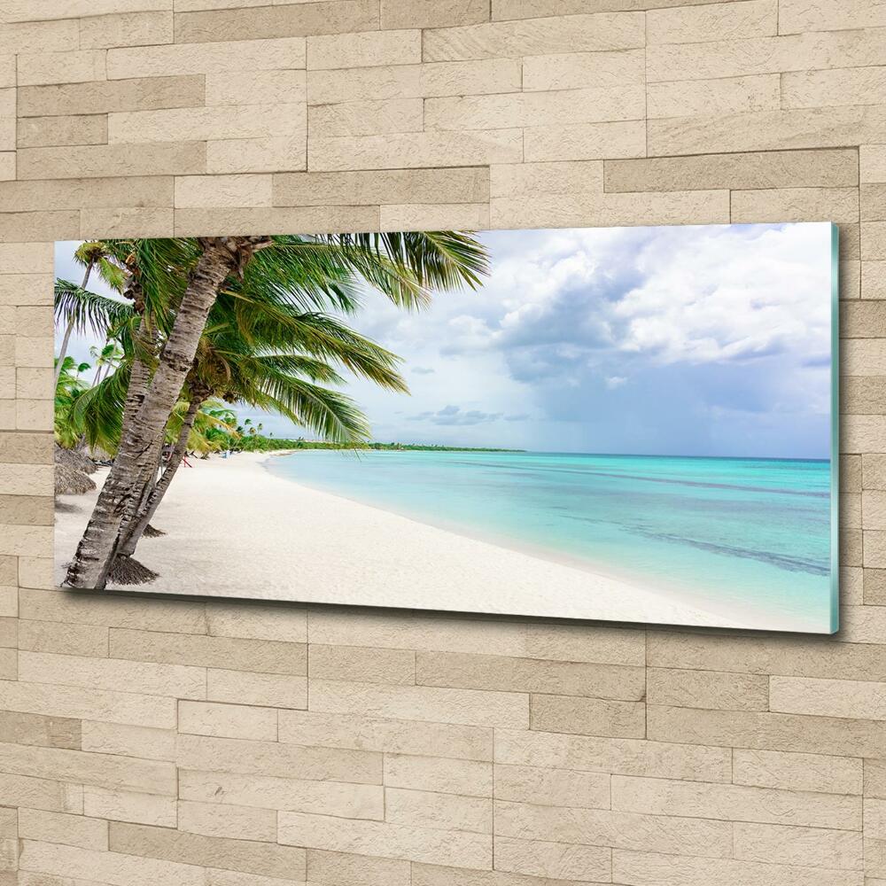 Tableau photo sur verre Plage tropicale