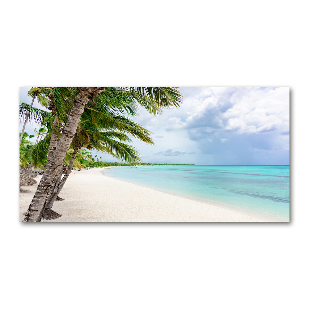 Tableau photo sur verre Plage tropicale