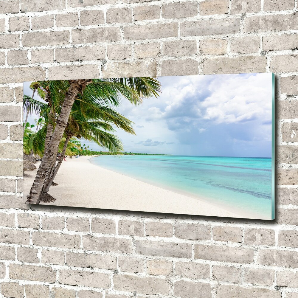 Tableau photo sur verre Plage tropicale