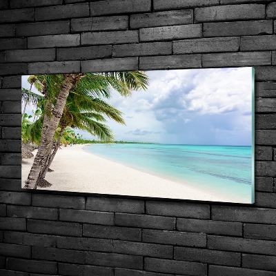 Tableau photo sur verre Plage tropicale