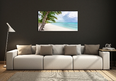 Tableau photo sur verre Plage tropicale