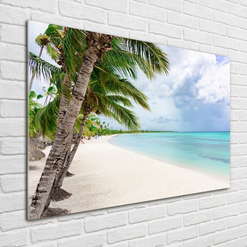 Tableau photo sur verre Plage tropicale