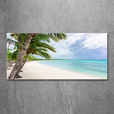 Tableau photo sur verre Plage tropicale