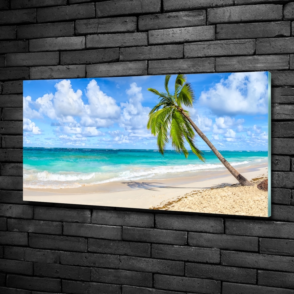 Tableau en verre Plage tropicale