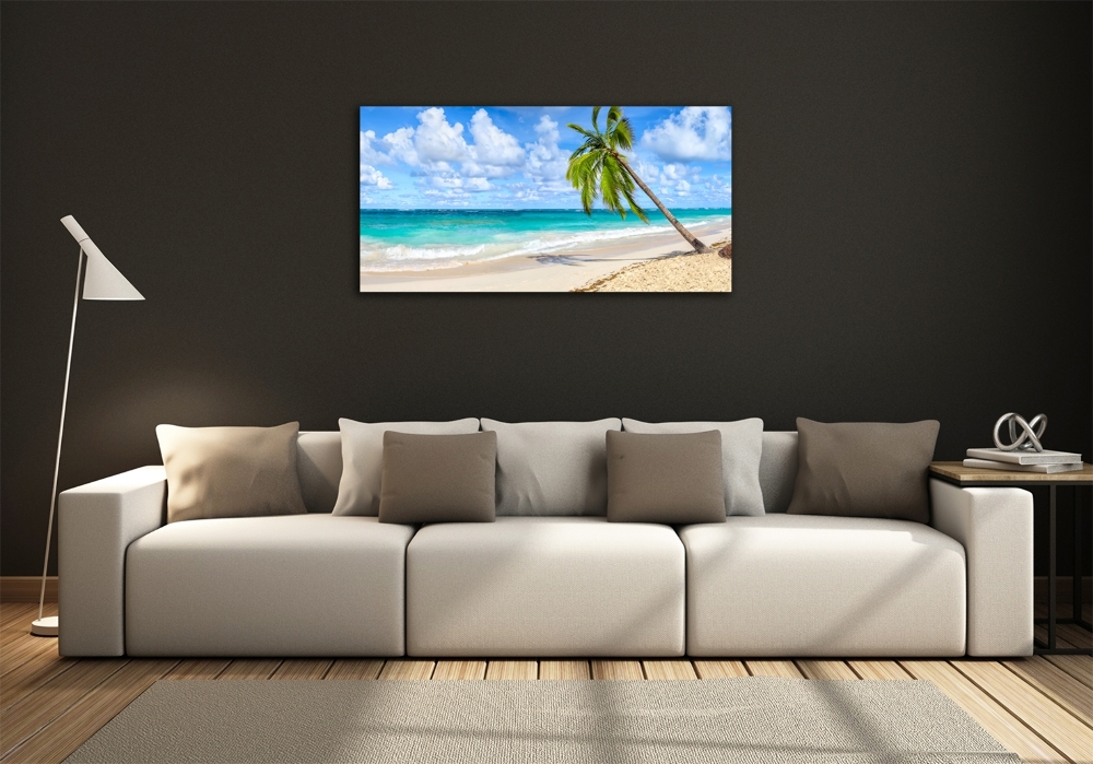 Tableau en verre Plage tropicale