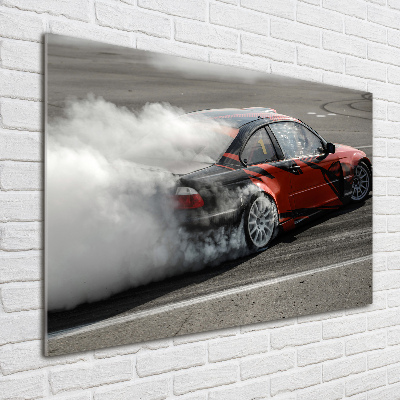 Tableau en verre Piste de drift