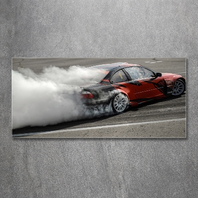 Tableau en verre Piste de drift