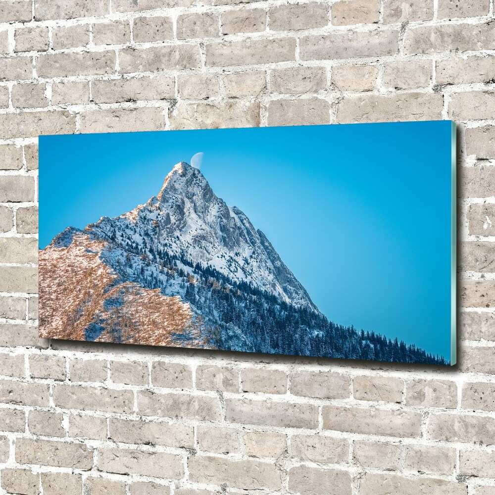 Tableau photo sur verre Giewont Tatry