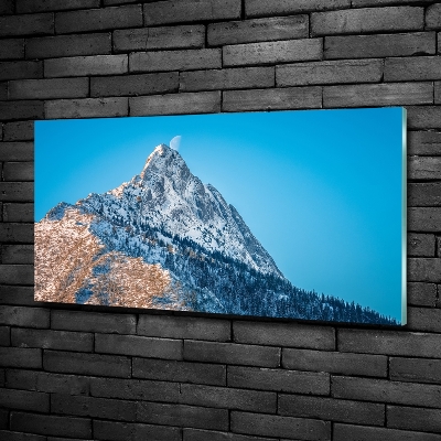 Tableau photo sur verre Giewont Tatry