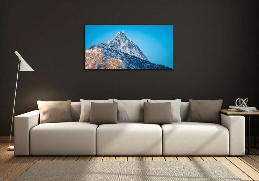 Tableau photo sur verre Giewont Tatry