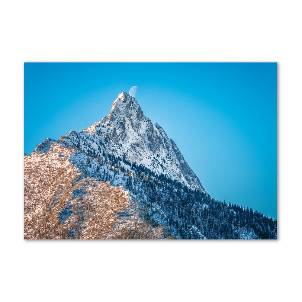 Tableau photo sur verre Giewont Tatry