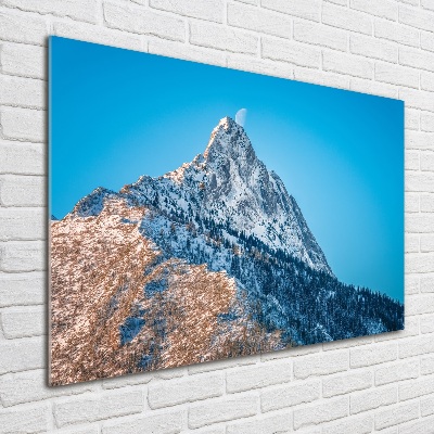 Tableau photo sur verre Giewont Tatry