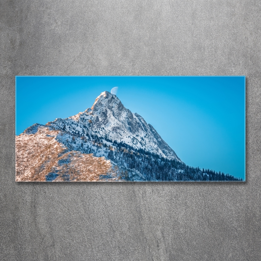 Tableau photo sur verre Giewont Tatry