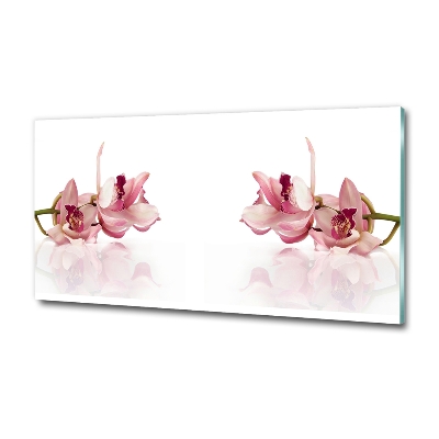 Tableau imprimé sur verre Fleur de l'orchidée