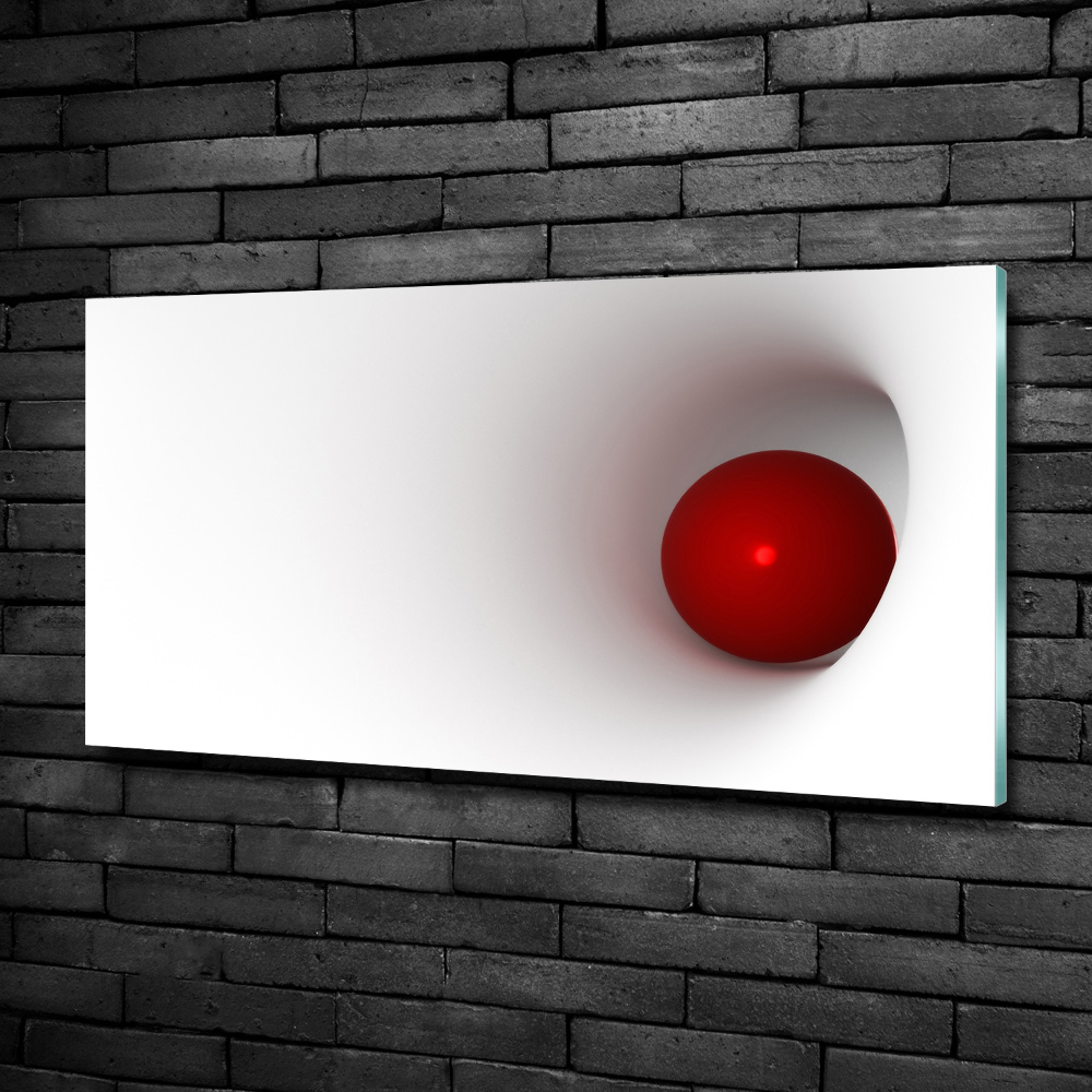 Tableau photo sur verre Abstraction de boule