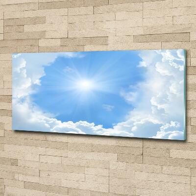 Tableau sur verre Les nuages dans le ciel