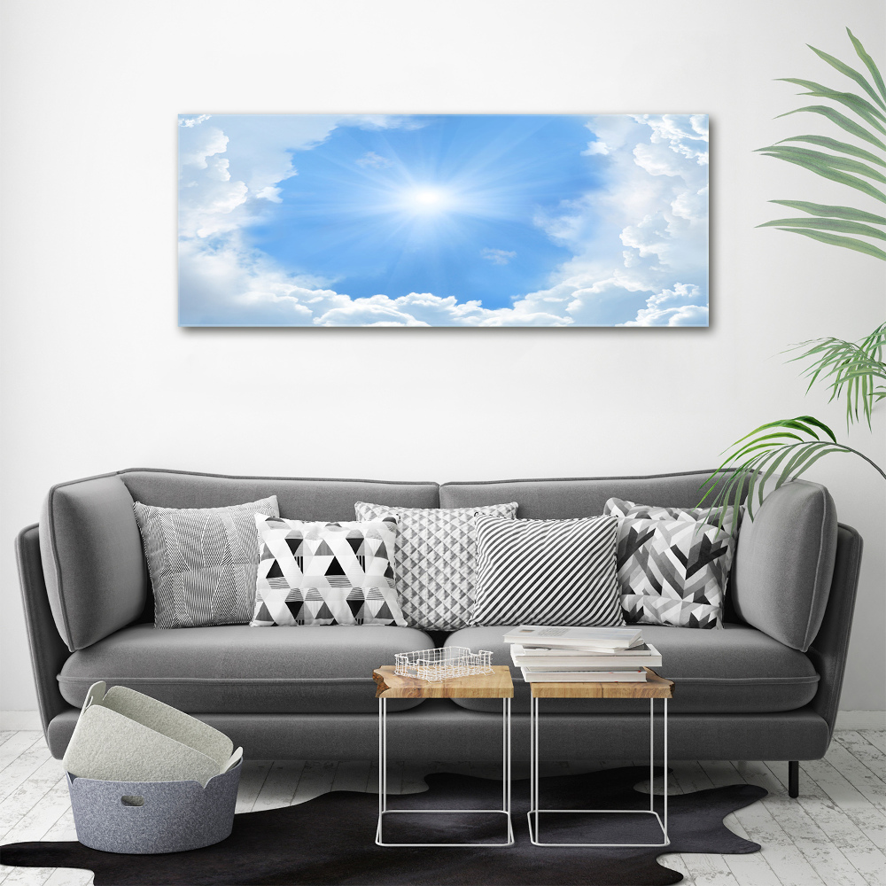 Tableau sur verre Les nuages dans le ciel