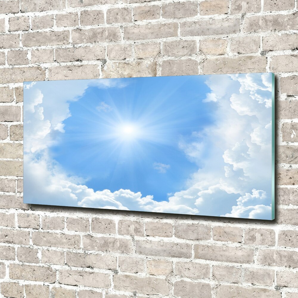 Tableau sur verre Les nuages dans le ciel