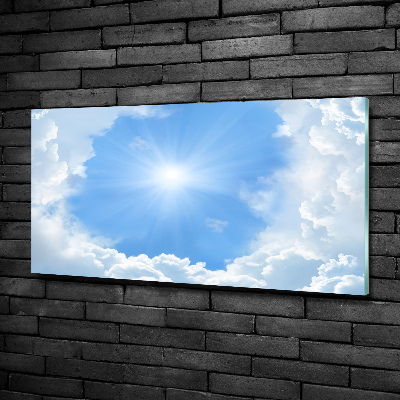 Tableau sur verre Les nuages dans le ciel