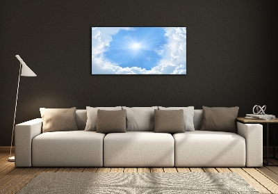 Tableau sur verre Les nuages dans le ciel