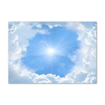 Tableau sur verre Les nuages dans le ciel