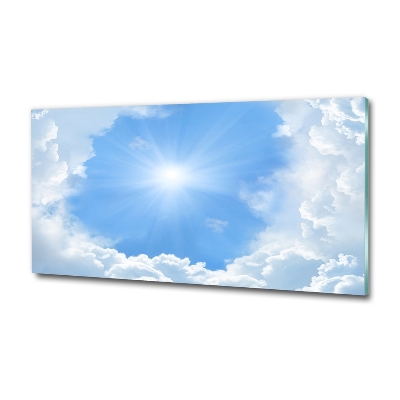 Tableau sur verre Les nuages dans le ciel