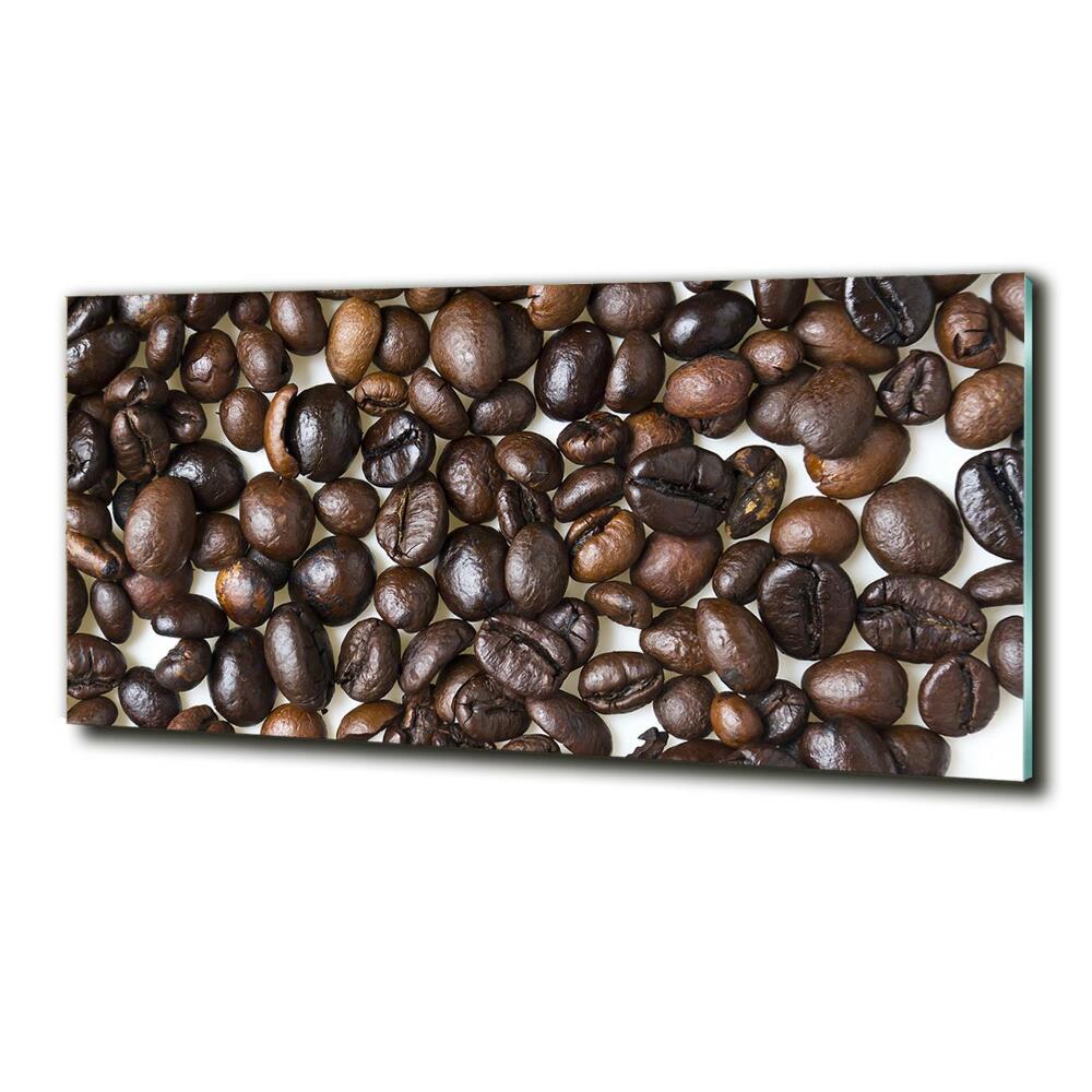 Tableau imprimé sur verre Grains de café