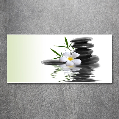 Tableau photo sur verre Pierres zen