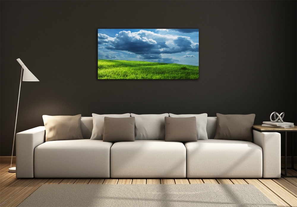 Tableau sur verre Nuages d'orage