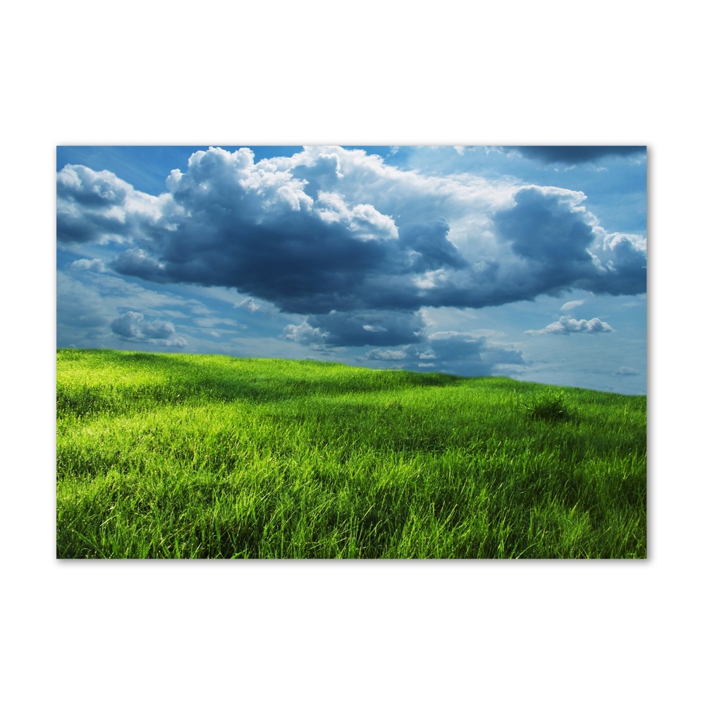 Tableau sur verre Nuages d'orage