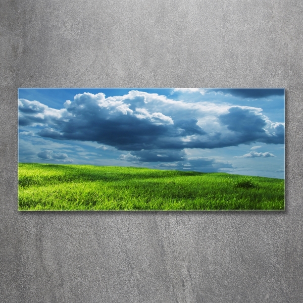 Tableau sur verre Nuages d'orage