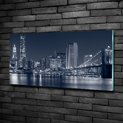 Tableau sur verre Manhattan USA