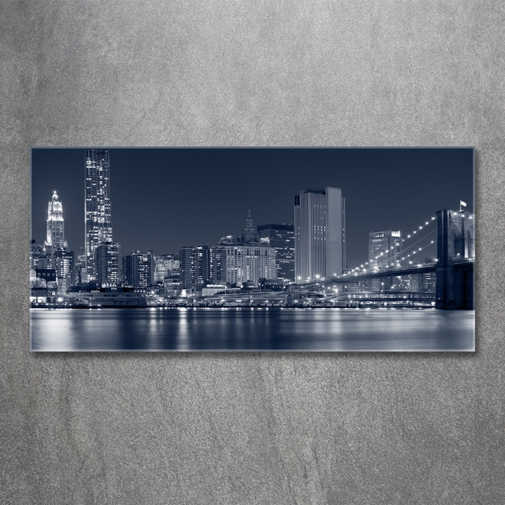 Tableau sur verre Manhattan USA