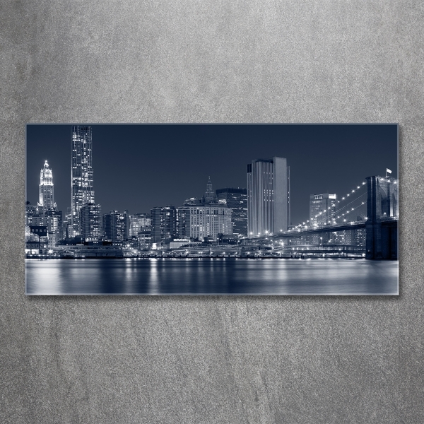 Tableau sur verre Manhattan USA