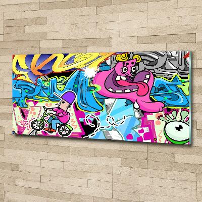 Tableau sur verre Graffiti