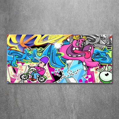 Tableau sur verre Graffiti