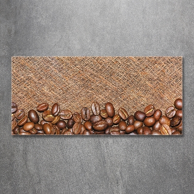 Tableau en verre Les grains de café