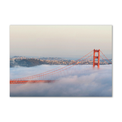 Tableau sur verre Le pont de San Francisco