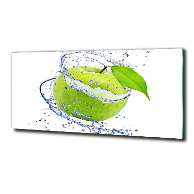 Tableau photo sur verre Pomme verte