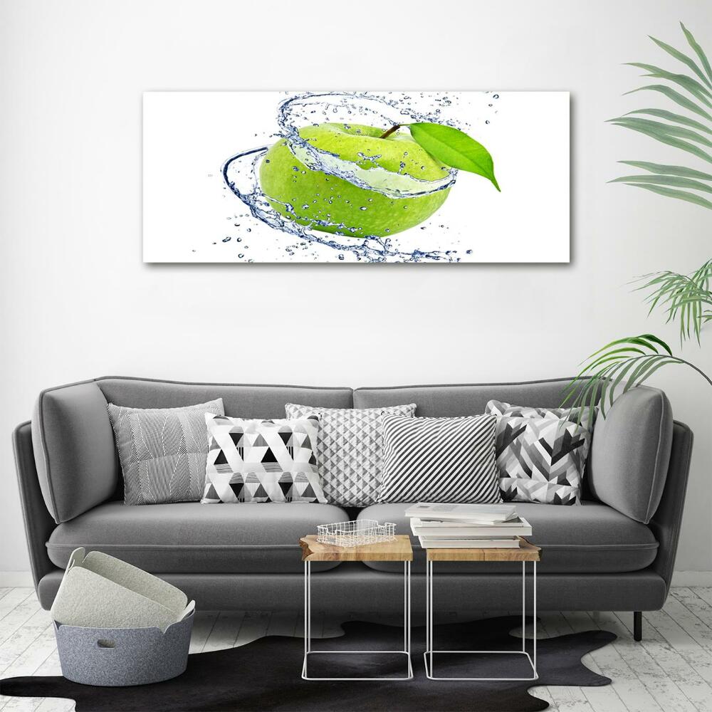 Tableau photo sur verre Pomme verte