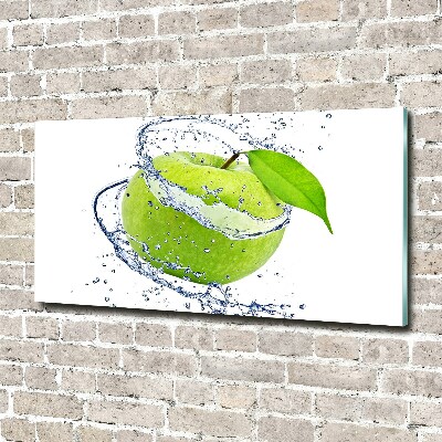 Tableau photo sur verre Pomme verte