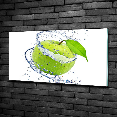 Tableau photo sur verre Pomme verte