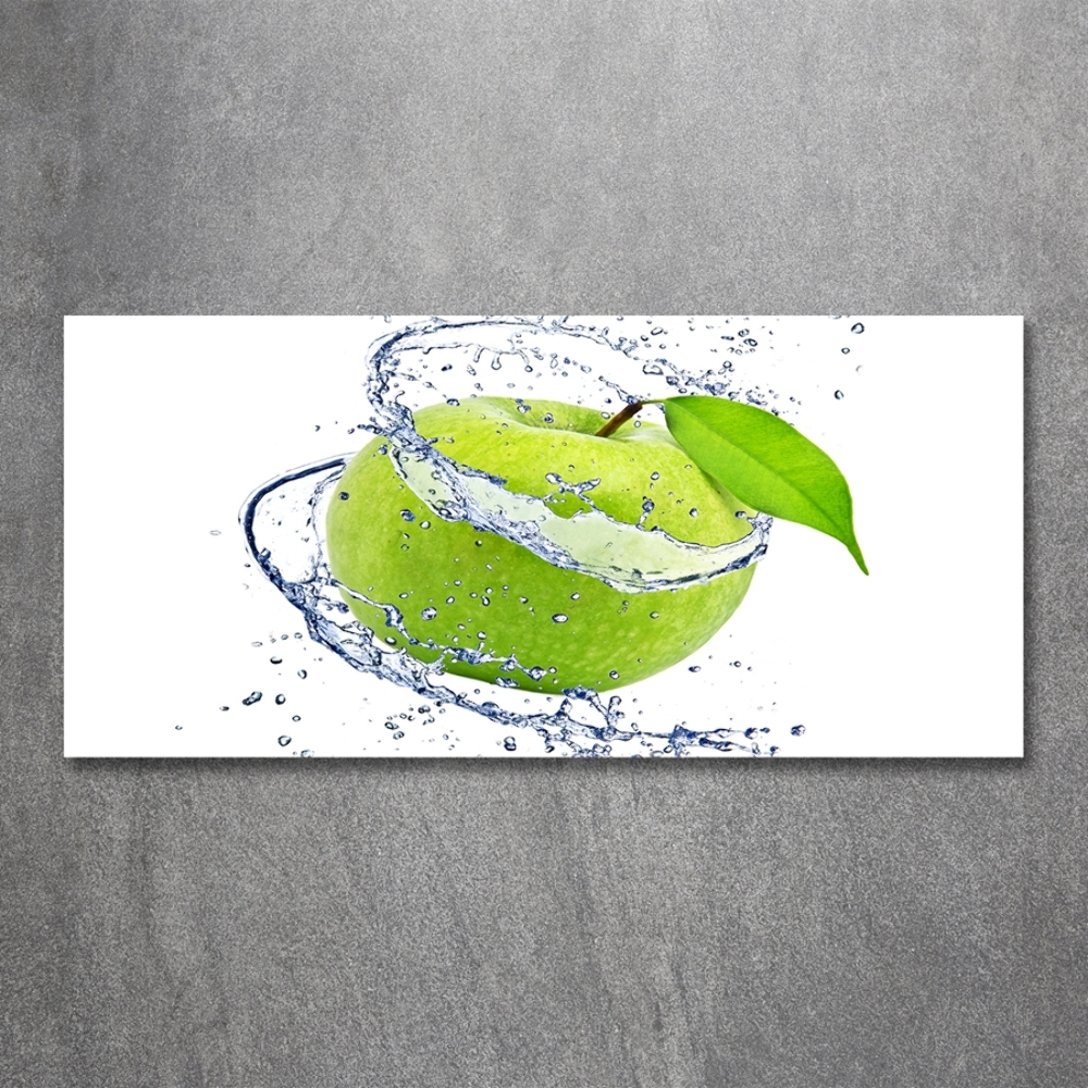 Tableau photo sur verre Pomme verte