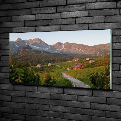 Tableau en verre Clairière dans les Tatras