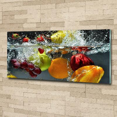 Tableau photo sur verre Légumes et fruits