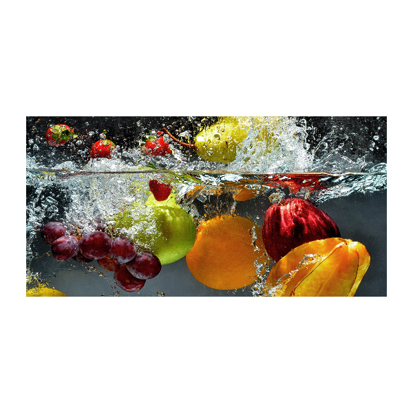 Tableau photo sur verre Légumes et fruits