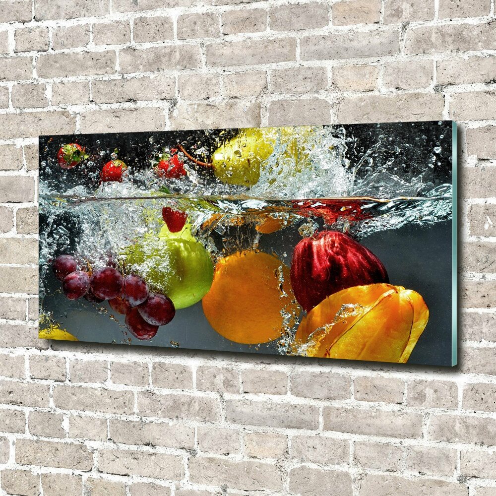 Tableau photo sur verre Légumes et fruits